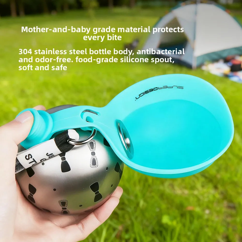 Outdoor Portable Foldable Pet Water Bottle for Cats Dogs OEM/ODM-3